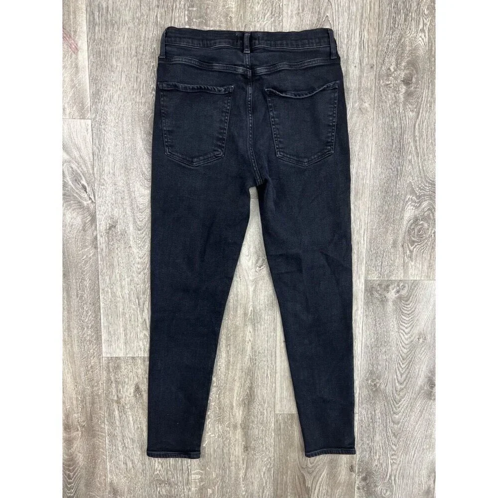 Agolde Sophie High Rise Skinny Jeans Size 29 Black - Picture 10 of 11